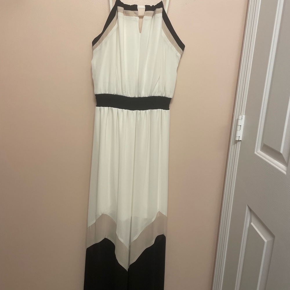HeartSoul Black and White Maxi Dress